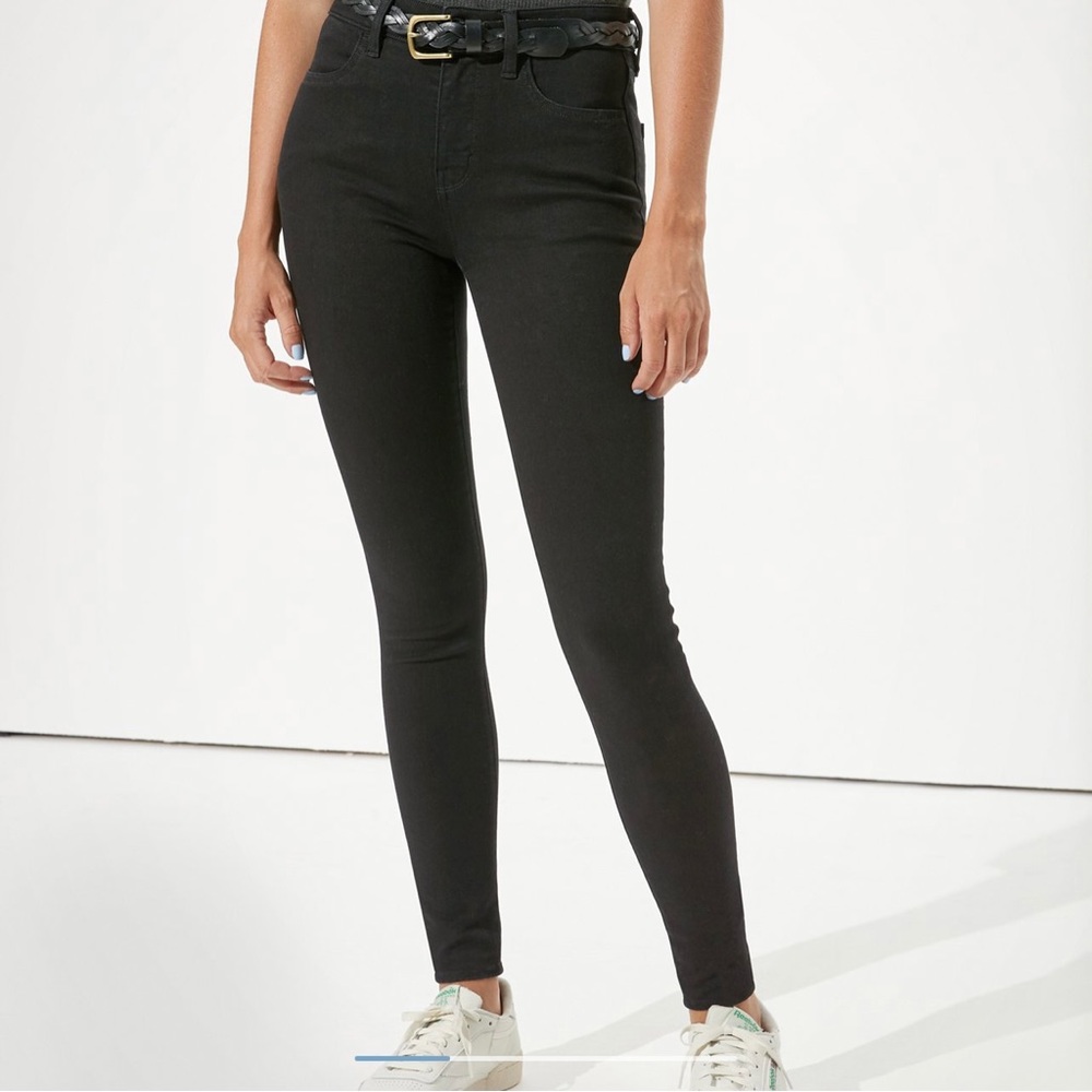 AE Dream High-Waisted Jeggings | Size 14 Regular | Black